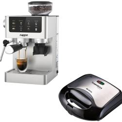 Cafetera Espresso Barista Deluxe 6 EN 1 c/ molinillo de café NAPPO NEC-339